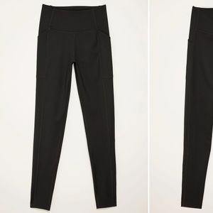 girlfriend Black High-Rise Pocket Leggings
